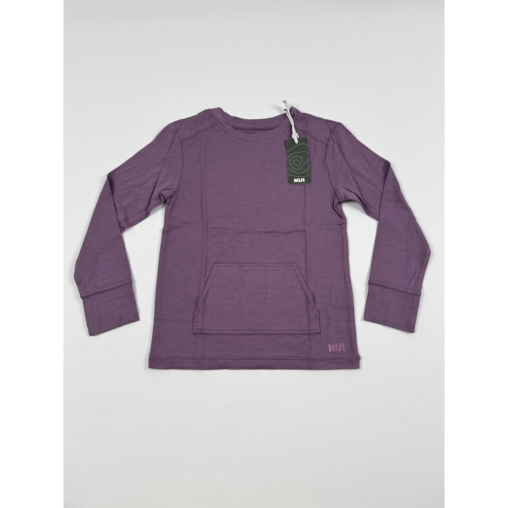 Nui Organics Tihoi Crew Plum 6Y